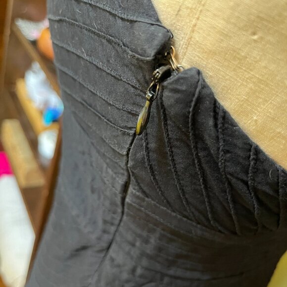 Y2K vintage GAP black halter sundress sz 6 - Picture 7 of 13